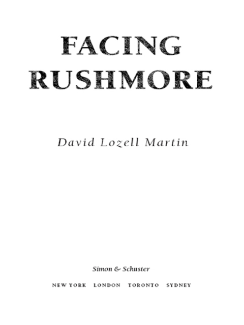 Cover image for book Facing Rushmore