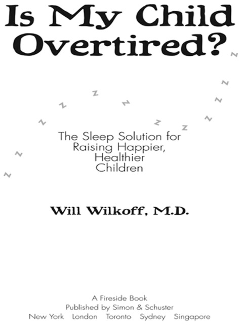 Cover image for book Is My Child Overtired?