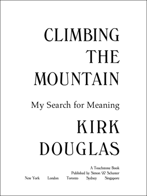 Cover image for book Climbing the Mountain
