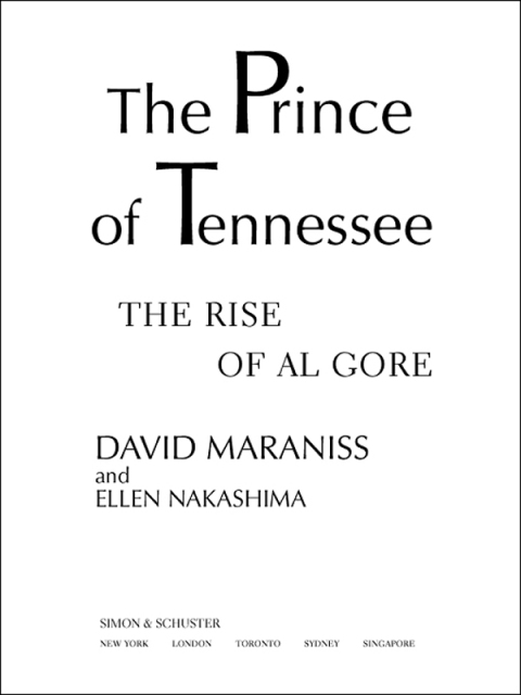 Cover image for book The Prince Of Tennessee