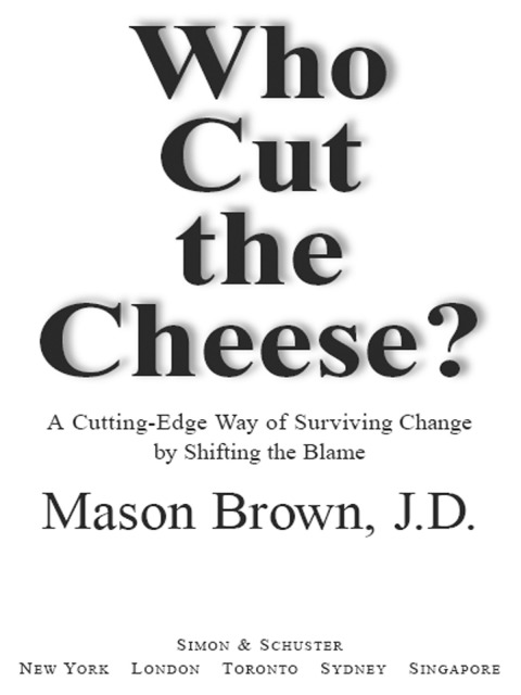 Cover image for book Who Cut The Cheese?