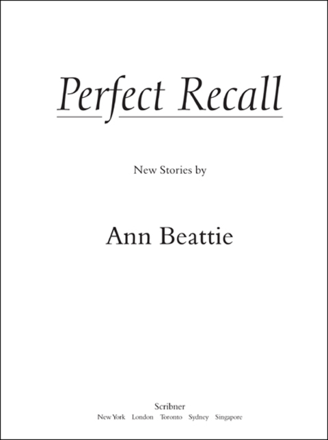 Cover image for book Perfect Recall