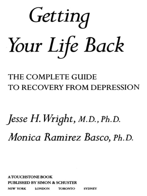 Cover image for book Getting Your Life Back