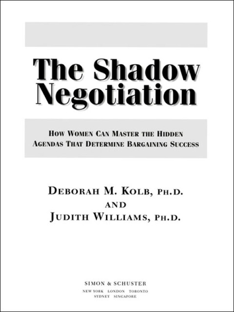 Cover image for book The Shadow Negotiation