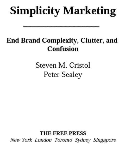 Cover image for book Simplicity Marketing