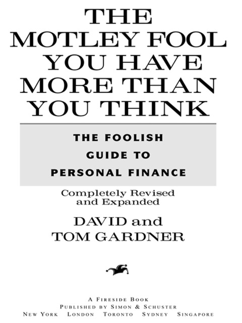 Cover image for book The Motley Fool You Have More Than You Think