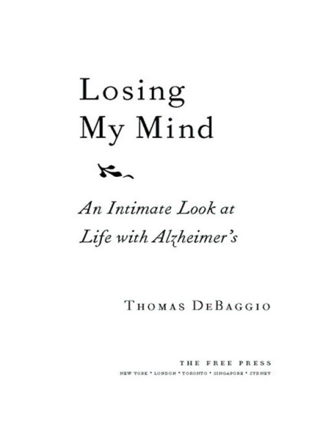 Cover image for book Losing My Mind