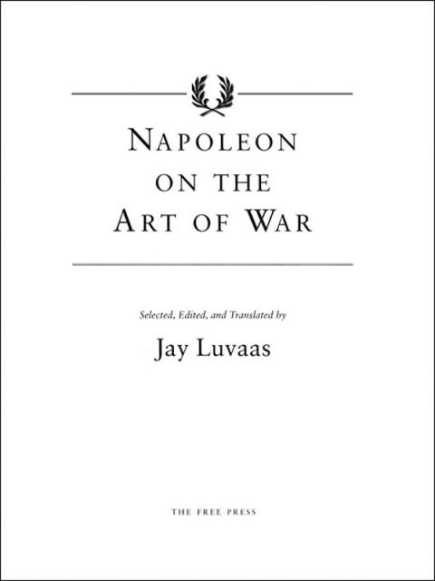 Cover image for book Napoleon on the Art of War