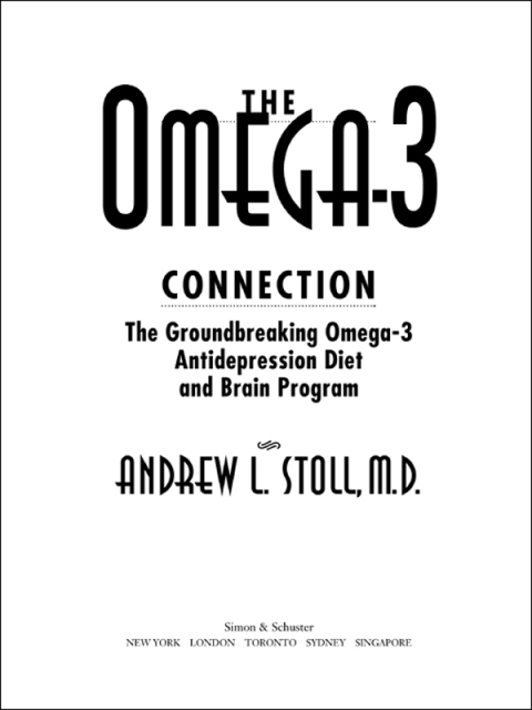 Cover image for book The Omega-3 Connection