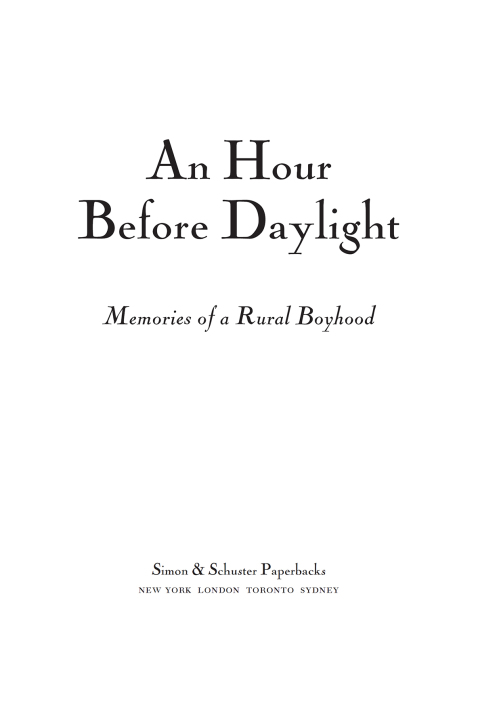 Cover image for book An Hour Before Daylight