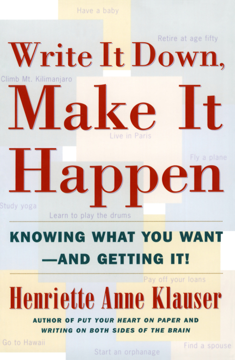 Cover image for book Write It Down Make It Happen