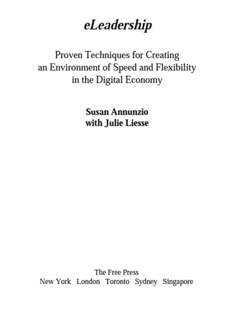 Cover image for book eLeadership