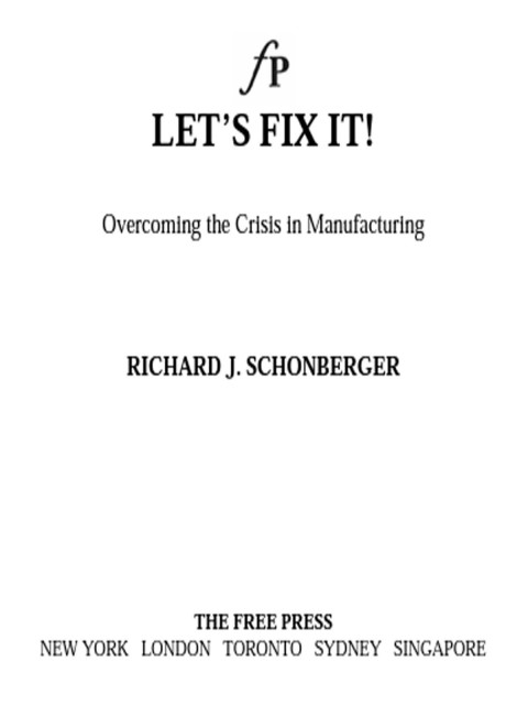 Cover image for book Let's Fix It!