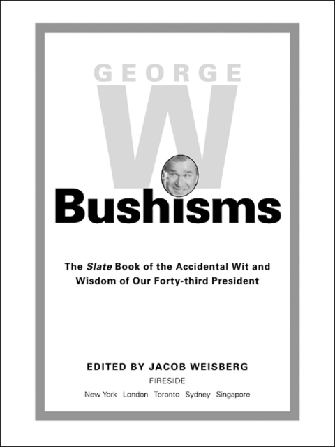 Cover image for book George W. Bushisms