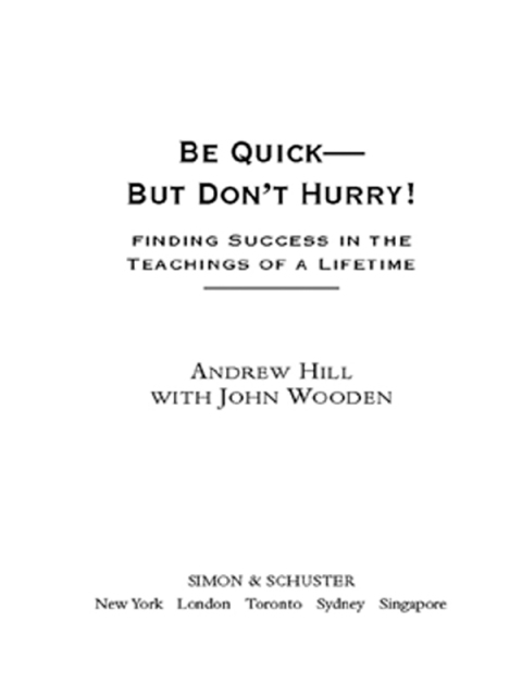 Cover image for book Be Quick - But Don't Hurry