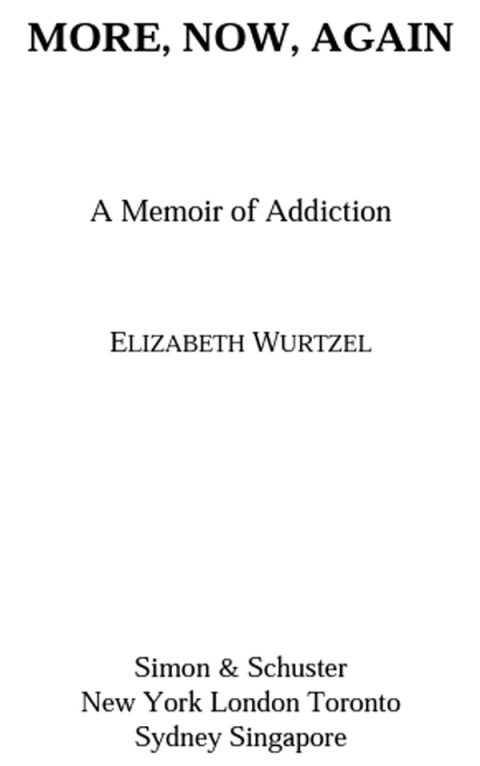 Cover image for book More, Now, Again