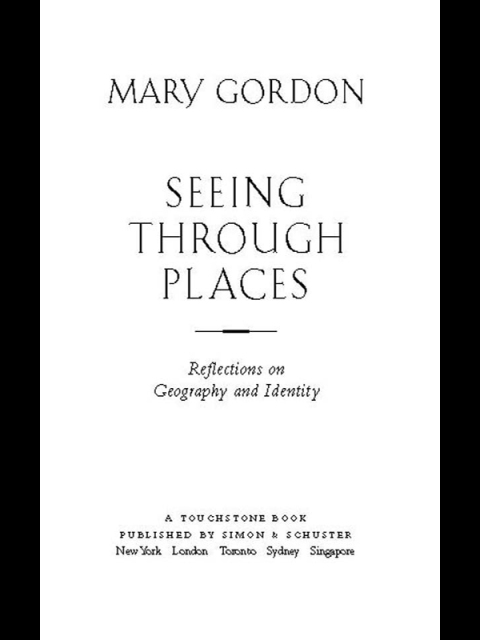 Cover image for book Seeing Through Places