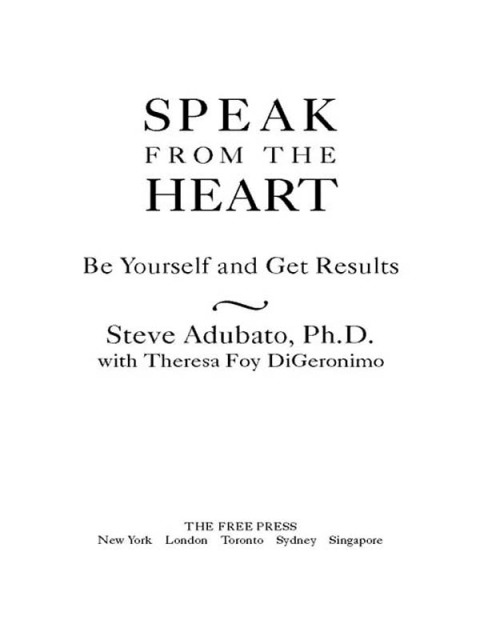 Cover image for book Speak from the Heart