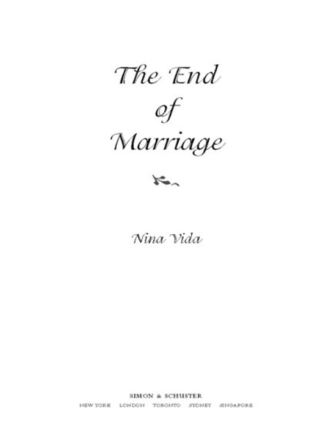 Cover image for book The End of Marriage
