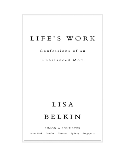 Cover image for book Life's Work