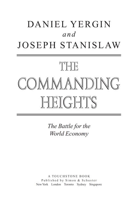 Cover image for book The Commanding Heights