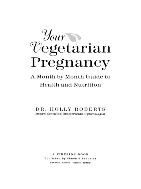 Cover image for book Your Vegetarian Pregnancy