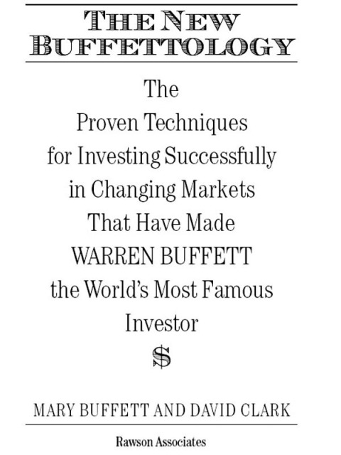 Cover image for book The New Buffettology