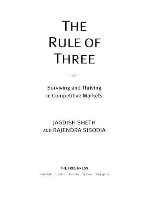 Cover image for book The Rule of Three