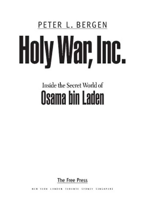 Cover image for book Holy War, Inc.