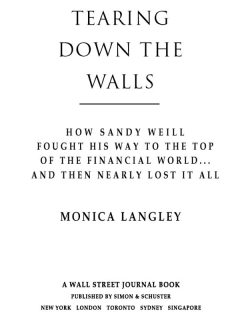 Cover image for book Tearing Down the Walls