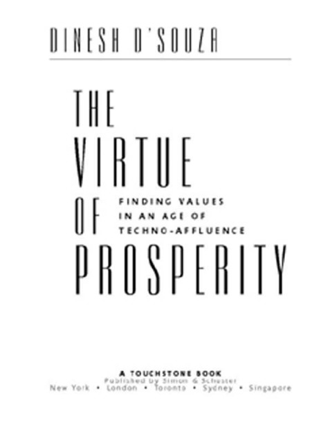 Cover image for book The Virtue Of Prosperity