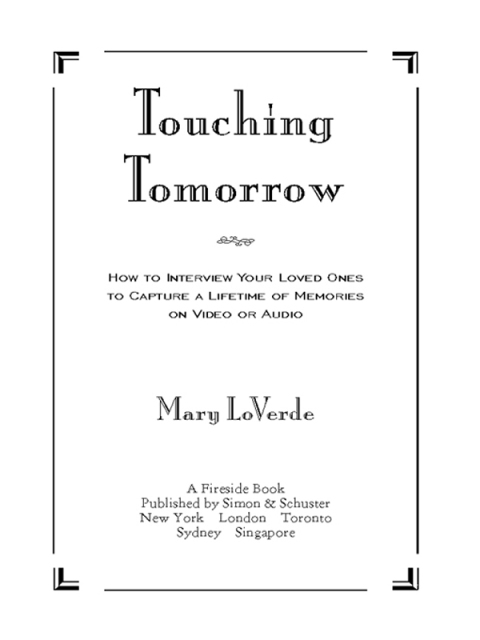 Cover image for book Touching Tomorrow