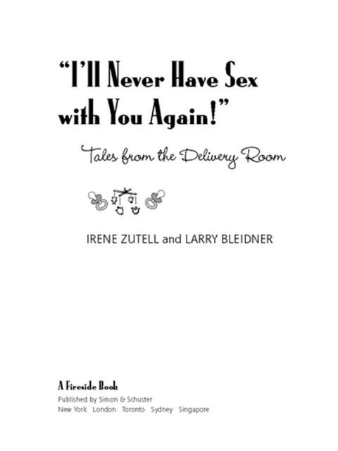 Cover image for book I'll Never Have Sex with You Again!