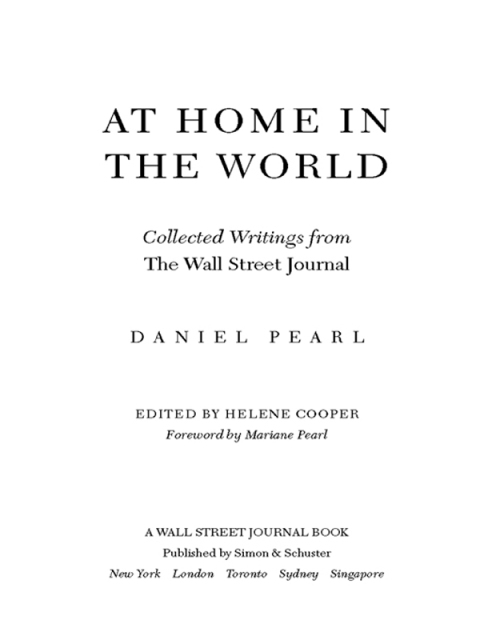Cover image for book At Home in the World
