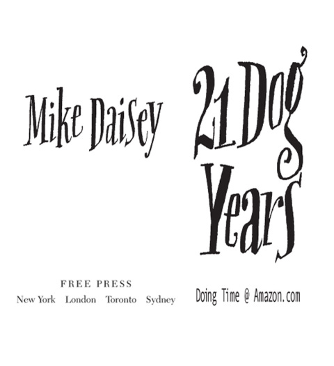 Cover image for book 21 Dog Years