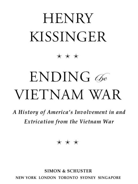 Cover image for book Ending the Vietnam War