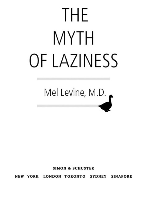 Cover image for book The Myth of Laziness