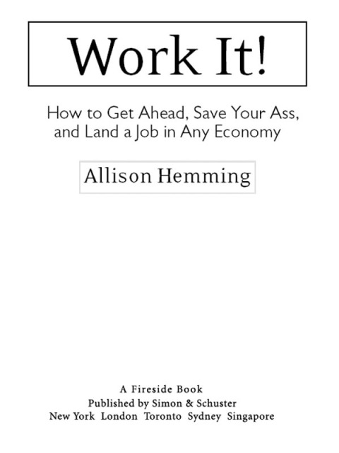 Cover image for book Work It!