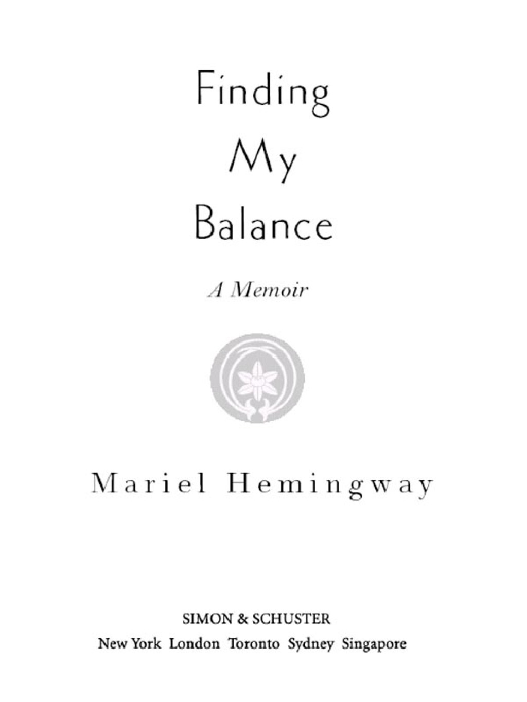 Reflowable Finding My Balance; $13.31