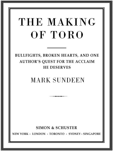 Cover image for book The Making of Toro