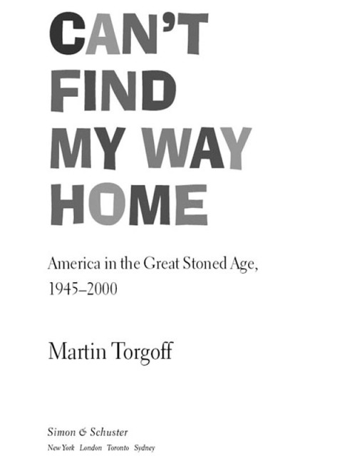 Cover image for book Can't Find My Way Home
