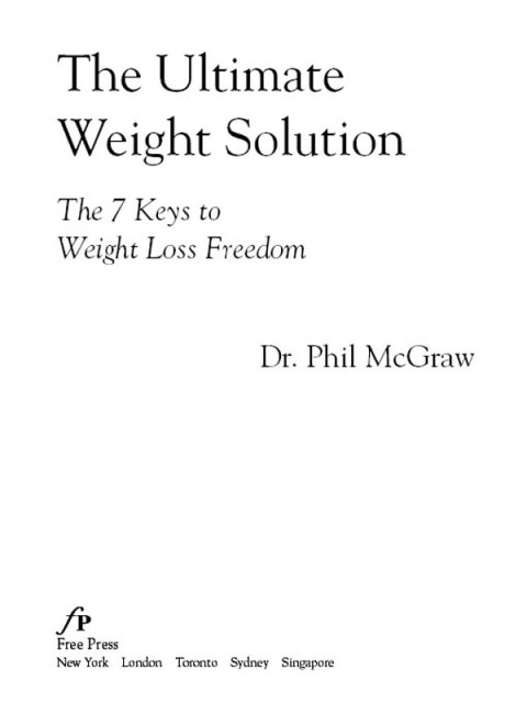 Cover image for book The Ultimate Weight Solution