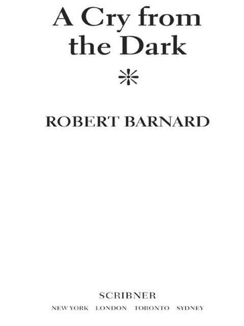 Cover image for book A Cry from the Dark