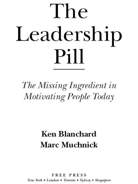 Cover image for book The Leadership Pill