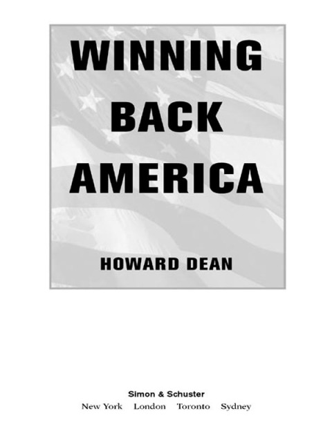 Cover image for book Winning Back America