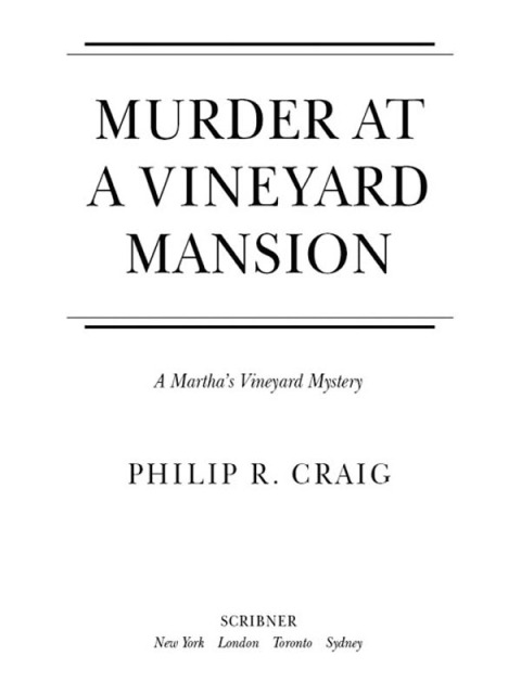 Cover image for book Murder at a Vineyard Mansion