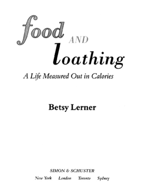 Cover image for book Food and Loathing