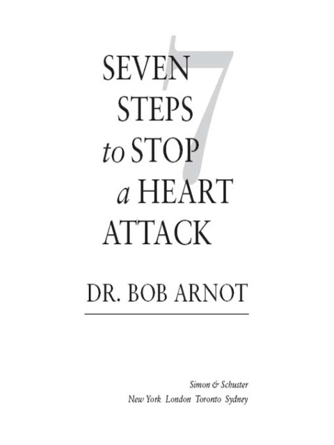 Cover image for book Seven Steps to Stop a Heart Attack