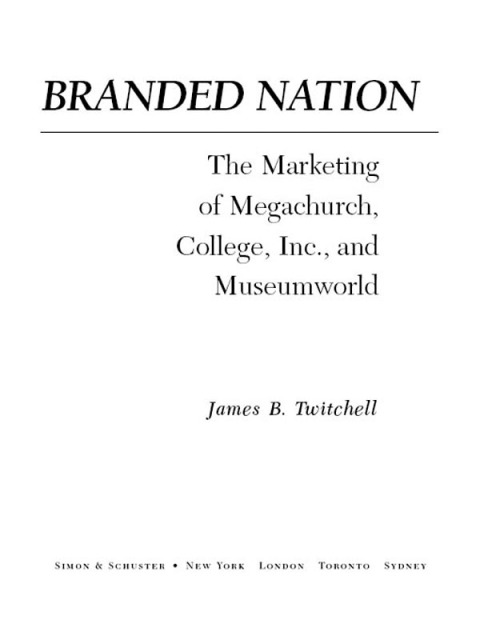 Cover image for book Branded Nation