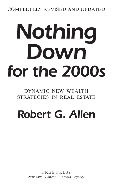 Cover image for book Nothing Down for the 2000s